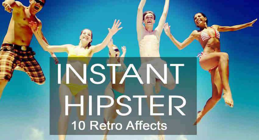 Instant Hipster Retro Photoshop Actions