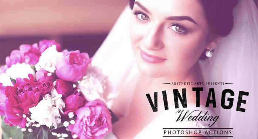 Vintage Wedding PS Action