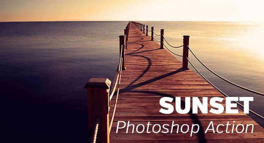 Sunset Photoshop Action