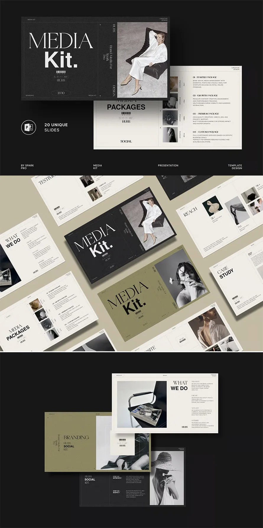 Media Kit Presentation Template