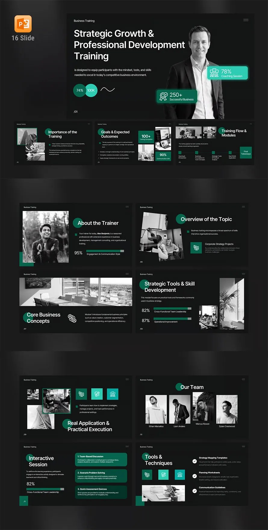 Business Training PowerPoint Template