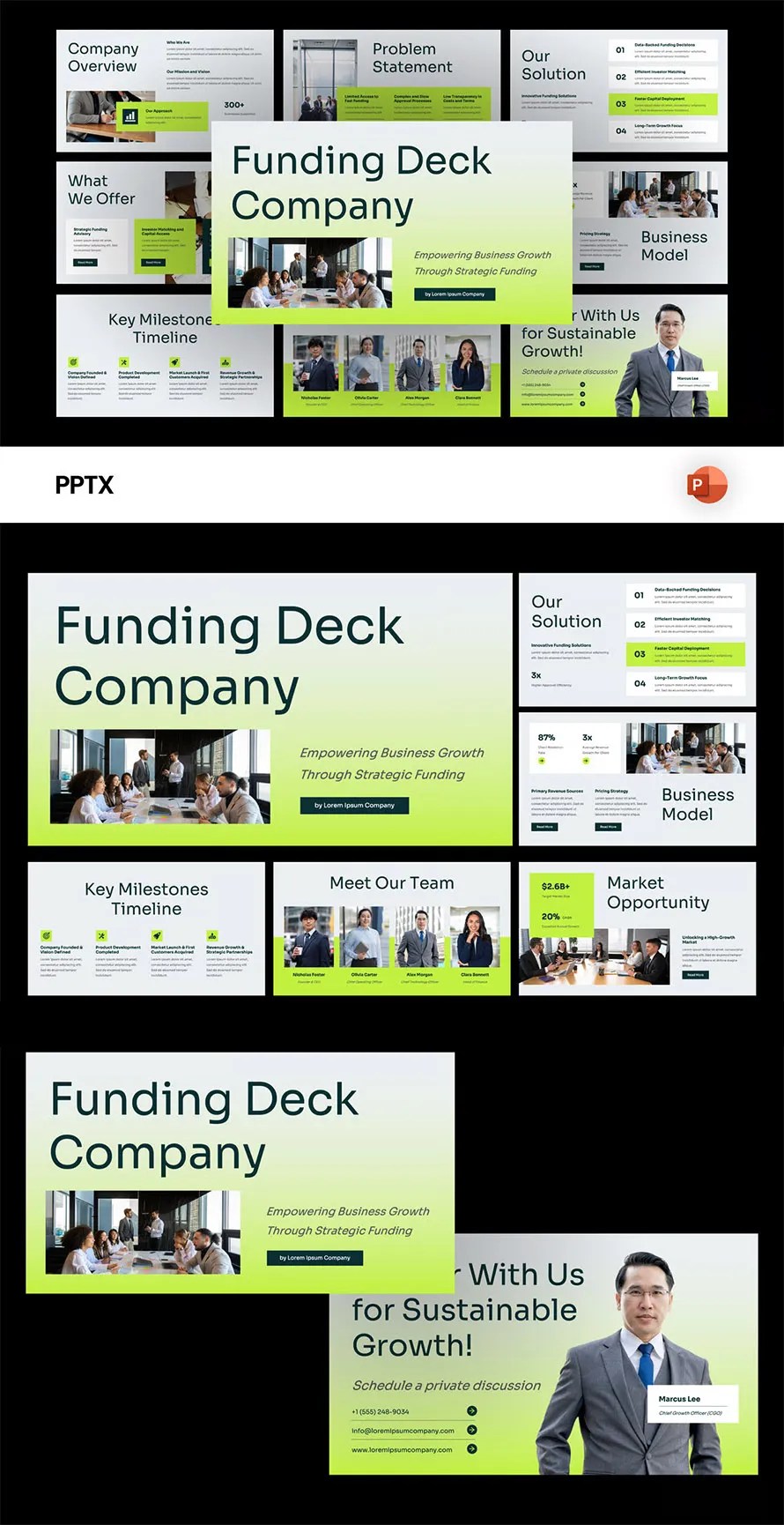 Funding Deck Company Template