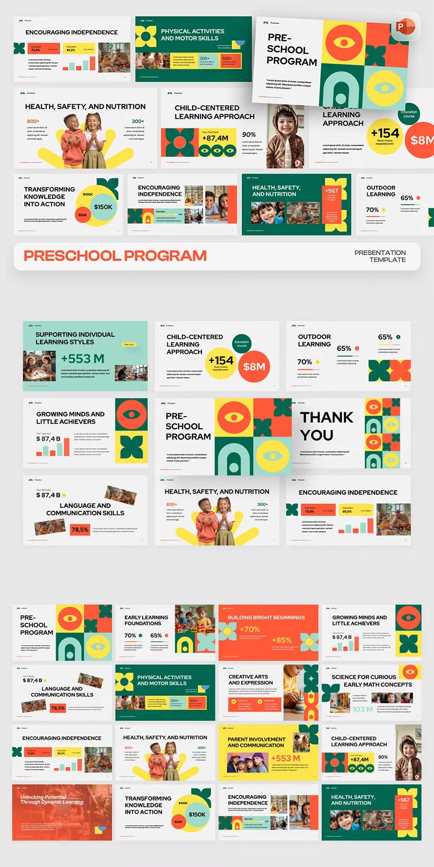 Preschool Program PowerPoint Template