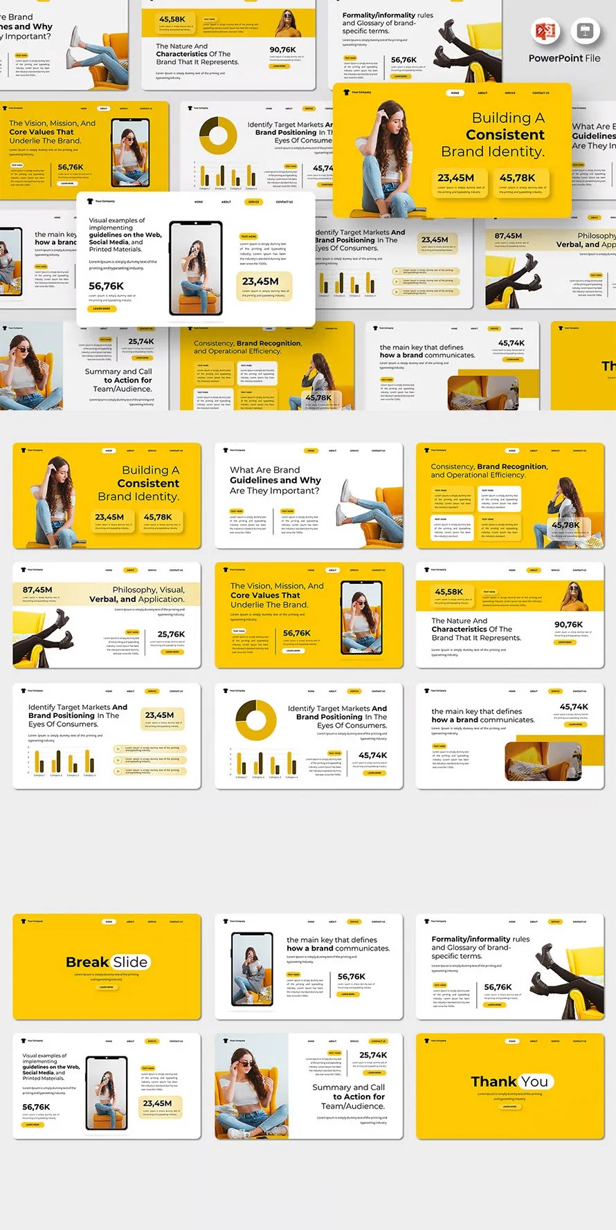 Brand Guidelines PowerPoint Template