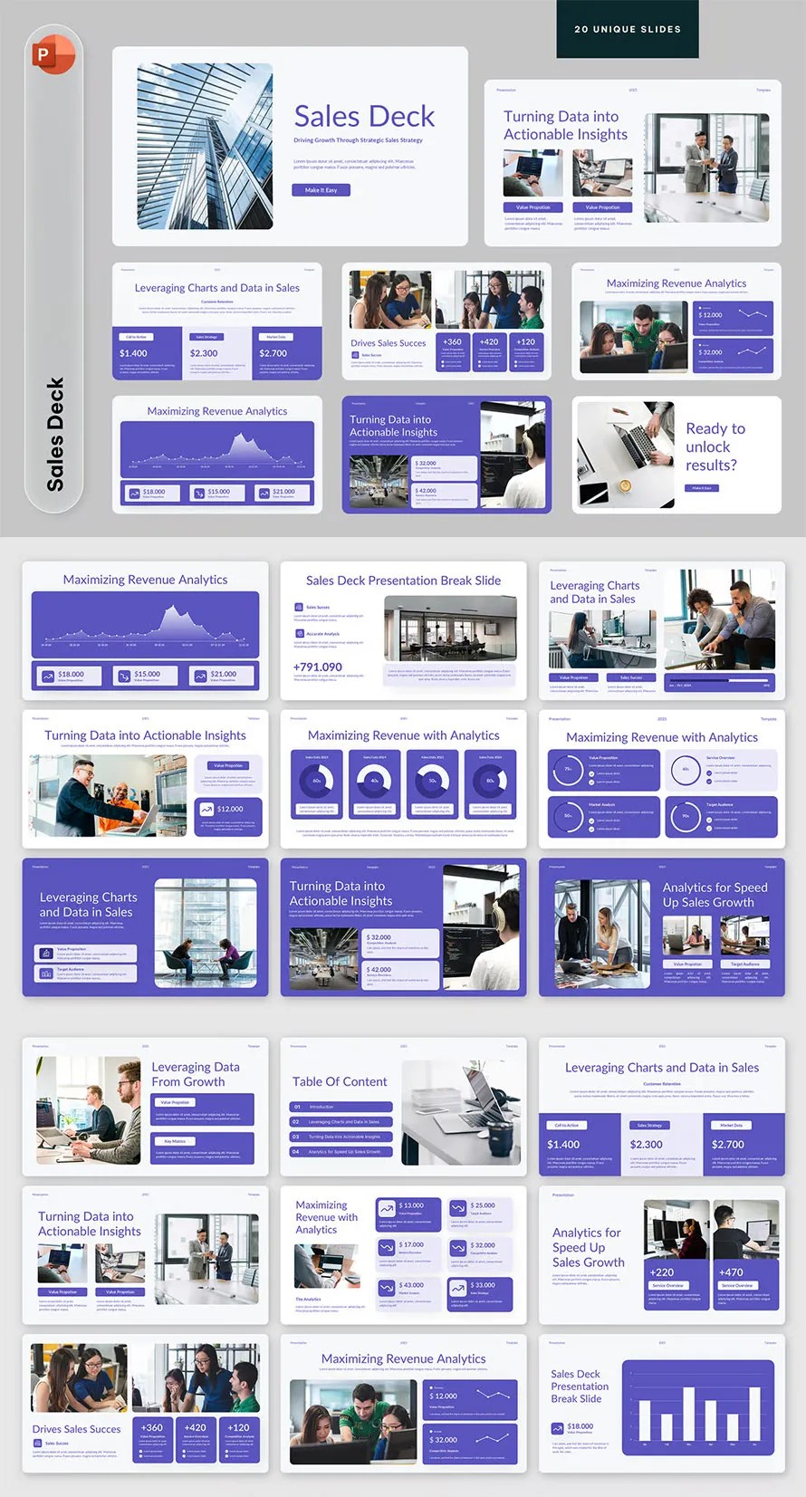 Sales Deck PowerPoint Template