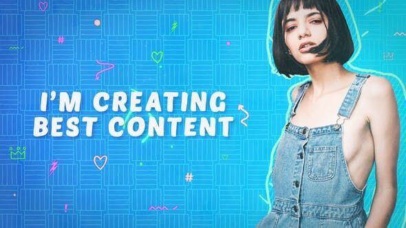 Colorful Social Media Opener Template