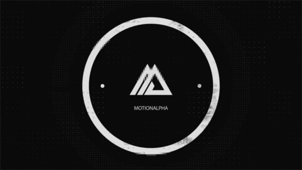 Glitch Logo Intro Template