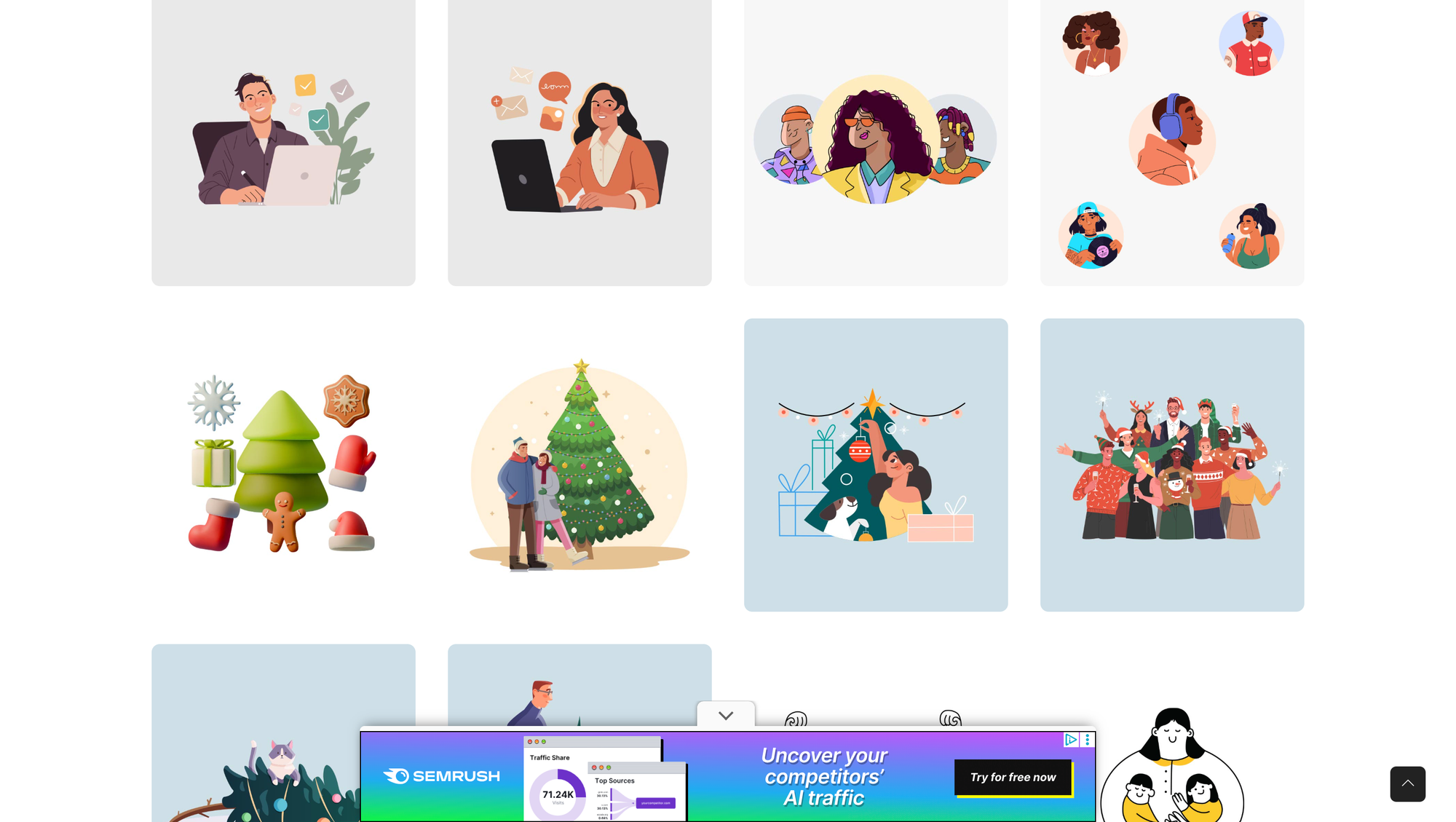 Sketchvalley hand-sketched minimal illustrations