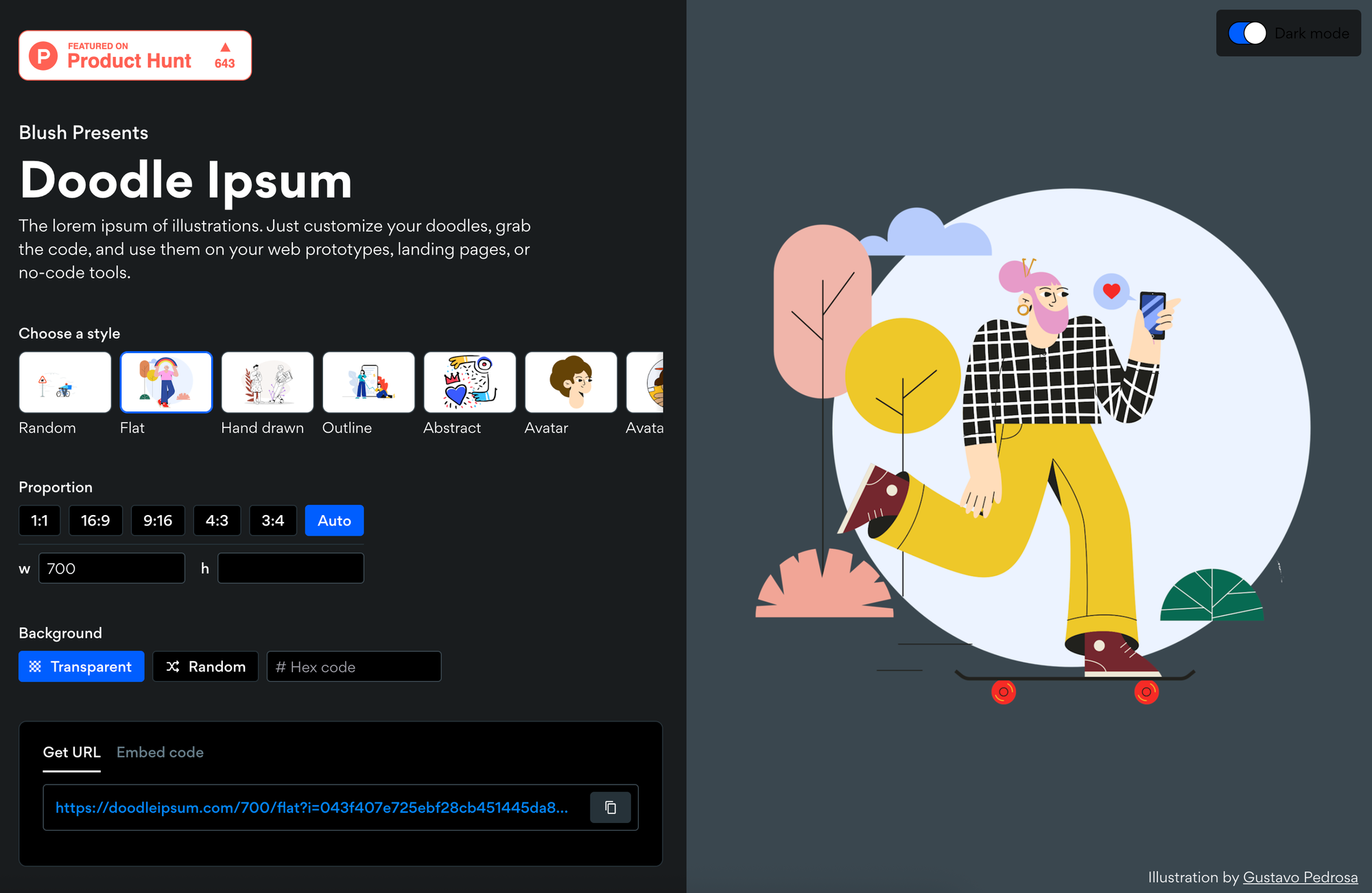 Doodle Ipsum placeholder illustration generator