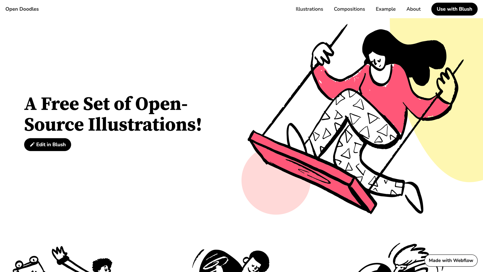 Open Doodles loose sketchy illustrations