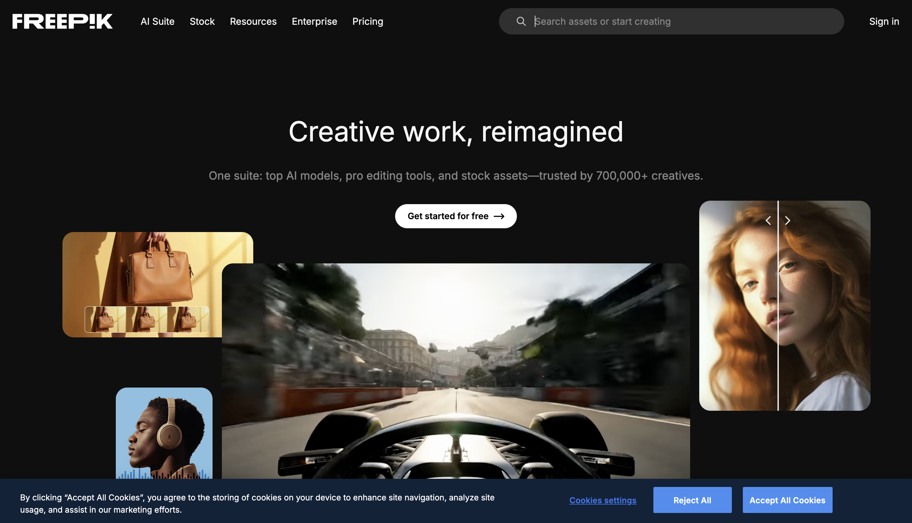 Freepik massive design resources
