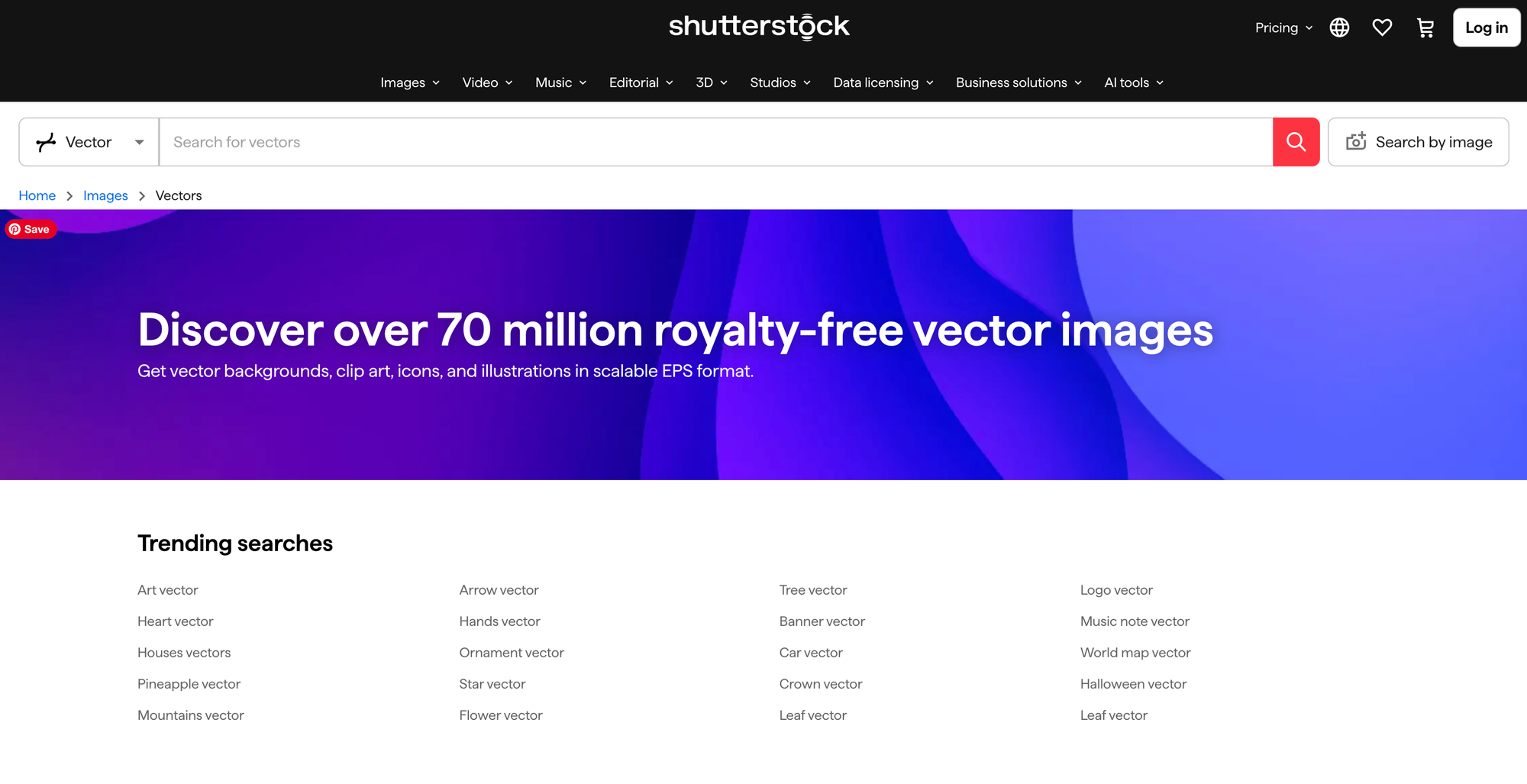 Shutterstock millions of royalty-free vectors