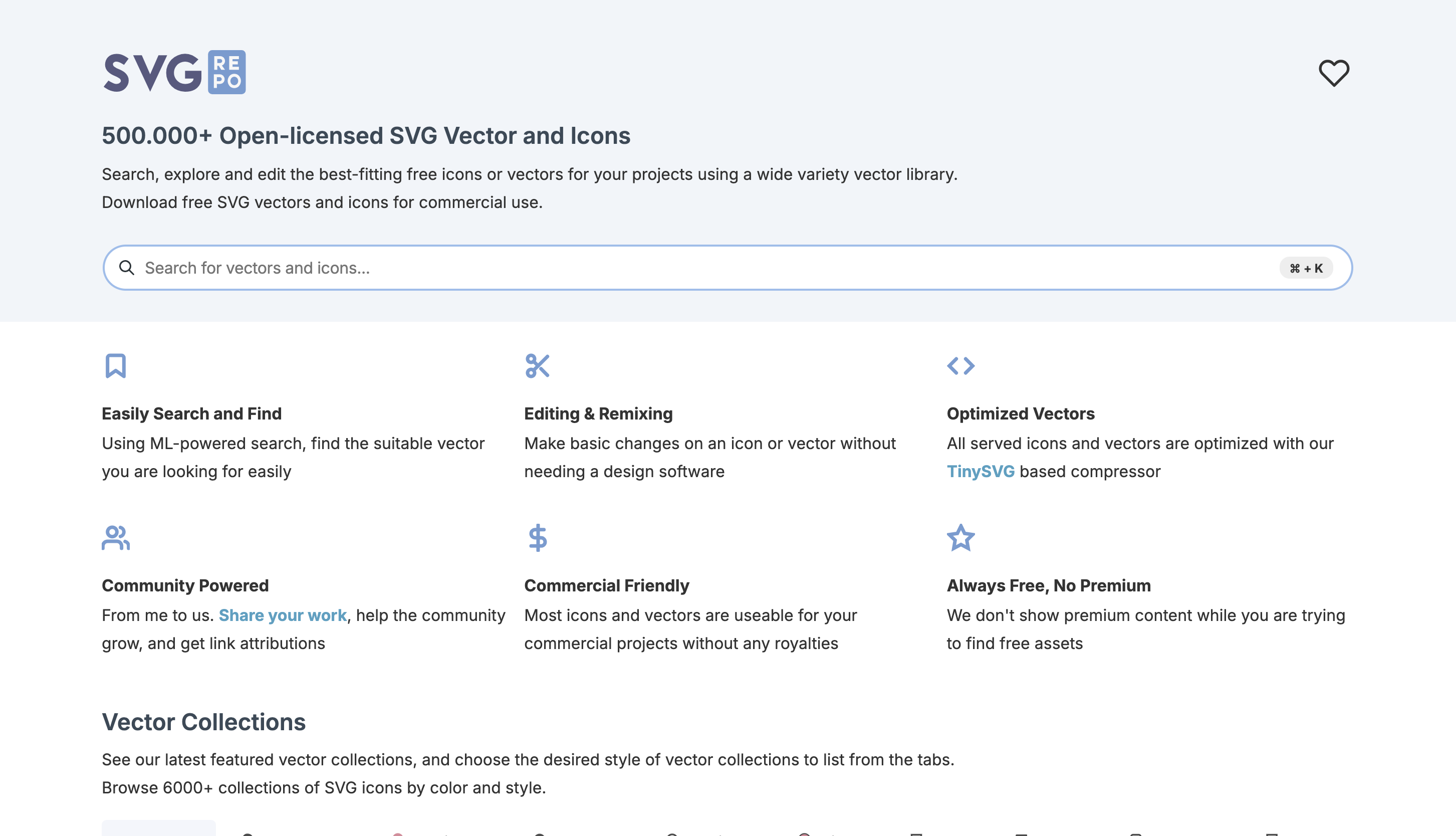 SVGRepo scalable vector graphics resource