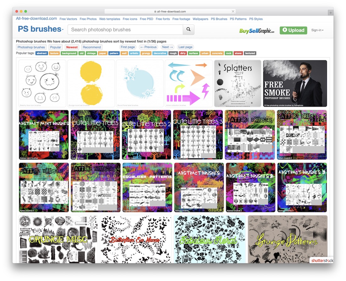 All Free Downloads Brush Library